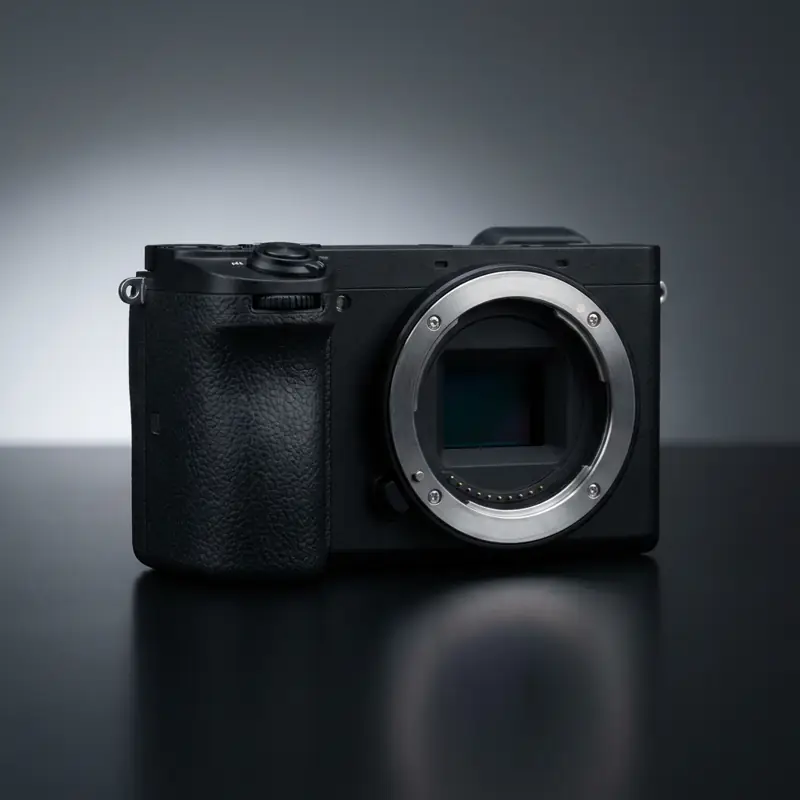 Sony α6100 (refurbished) or α6400 product photo